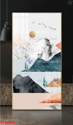 Mua file gốc Tranh treo hiện đại pha lê gương FT70439 (PSD) tại Filetranh.com