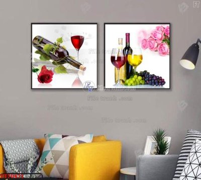 File ảnh Tranh treo hiện đại pha lê gương FT70471 (gốc) in Hiflex