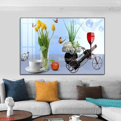 File gốc Tranh treo hiện đại pha lê gương FT70473 (PNG) trong suốt (transparent)