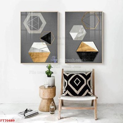 File ảnh Tranh treo hiện đại pha lê gương FT70489 (gốc) in quảng cáo ngoài trời