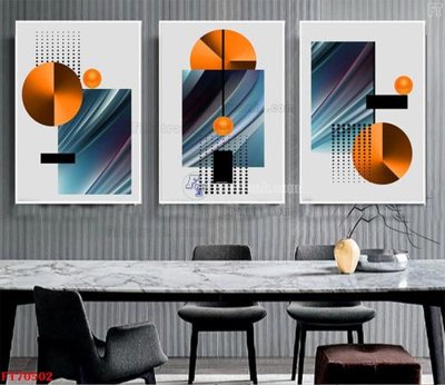 File gốc in ấn Tranh treo hiện đại pha lê gương FT70502 chuẩn màu CMYK