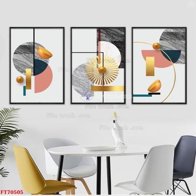 Tải về hình ảnh gốc Tranh treo hiện đại pha lê gương FT70505 sắc nét