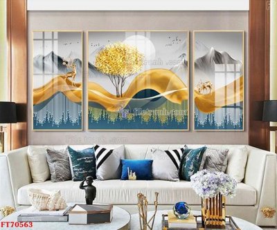 Tải file tranh Tranh treo hiện đại pha lê gương FT70563 (ảnh gốc) ngay