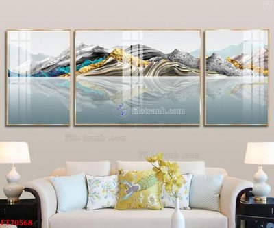 Tải file Tranh treo hiện đại pha lê gương FT70568 (ảnh gốc) file AI/EPS