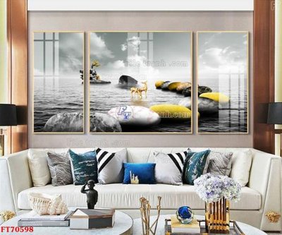 File tranh Tranh treo hiện đại pha lê gương FT70598 (ảnh gốc) độc quyền