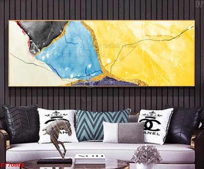 File in ấn Tranh treo hiện đại pha lê gương FT70602 chuyên nghiệp