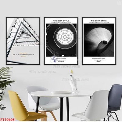 File tranh Tranh treo hiện đại pha lê gương FT70608 (bản gốc) in lụa 5D