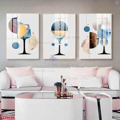 Tải về file gốc Tranh treo hiện đại pha lê gương FT70648 (chuẩn in ấn)