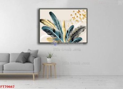 File ảnh Tranh treo hiện đại pha lê gương FT70667 (gốc) in standee