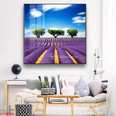 File gốc in ấn Tranh treo hiện đại pha lê gương FT70709 độ phân giải cao