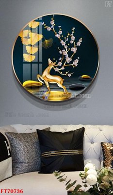 File gốc Tranh treo hiện đại pha lê gương FT70736 (phong cách) cổ điển