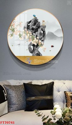 File tranh gốc Tranh treo hiện đại pha lê gương FT70741 (sắc nét từng chi tiết)