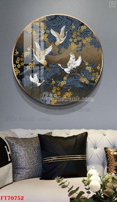 File ảnh Tranh treo hiện đại pha lê gương FT70752 (gốc) in PP, decal