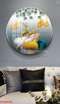 Download file tranh Tranh treo hiện đại pha lê gương FT70776 (file gốc PSD)