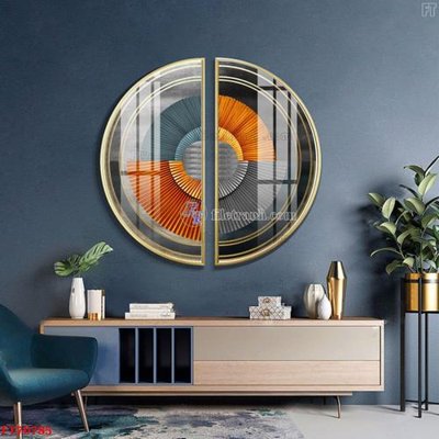 File gốc Tranh treo hiện đại pha lê gương FT70785 (ảnh chi tiết) để in trần