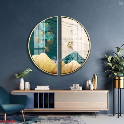 File ảnh Tranh treo hiện đại pha lê gương FT70798 (gốc) trang trí khách sạn