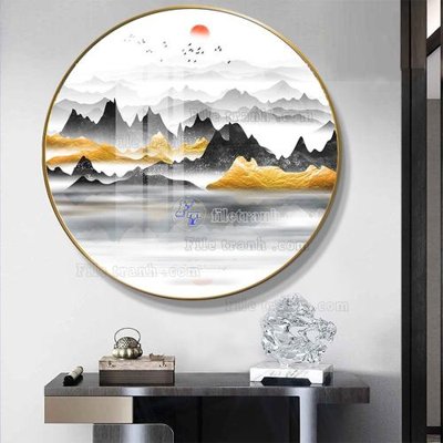 File tranh File tranh hiện đại pha lê gương FT721 (bản gốc) in lụa 3D