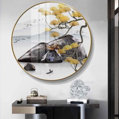 File tranh File tranh hiện đại pha lê gương FT722 (bản gốc) treo quán cafe