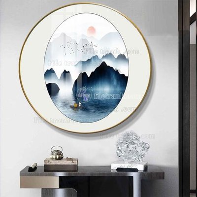 File in trần File tranh hiện đại pha lê gương FT736 (bản gốc) trời sao