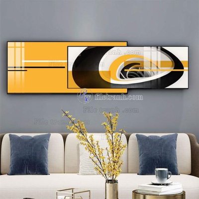 Tải về hình ảnh gốc File tranh hiện đại pha lê gương FT762 sắc nét