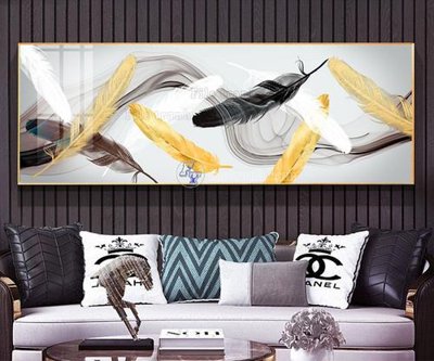 File gốc File tranh hiện đại pha lê gương FT775 (trang trí) phòng ngủ