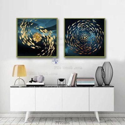 File gốc in ấn Tranh treo pha lê gương FT78134 chất lượng vượt trội