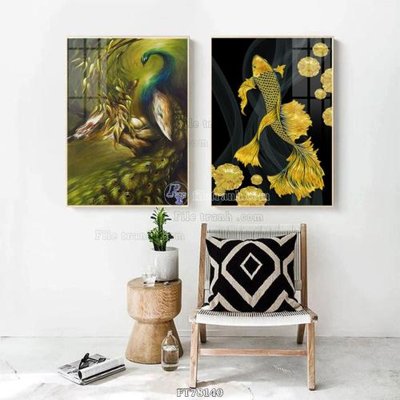 Download file gốc Tranh treo pha lê gương FT78140 (in mica) trang trí