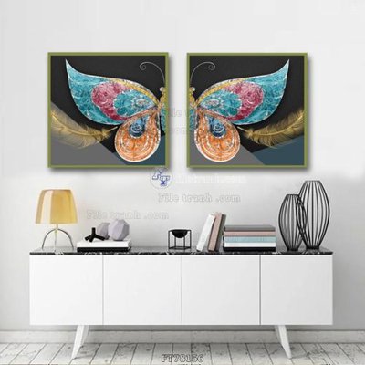 Download file gốc Tranh treo pha lê gương FT78156 (in mica) trong suốt