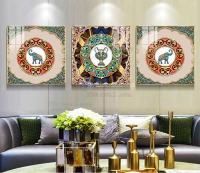 File tranh Tranh treo pha lê gương FT78170 (gốc) chủ đề thiên nhiên