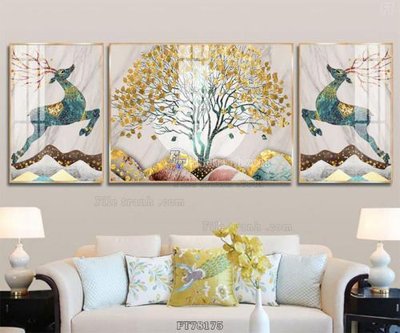 Tải file Tranh treo pha lê gương FT78175 (gốc) chủ đề tôn giáo