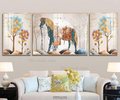 Cung cấp file tranh gốc Tranh treo pha lê gương FT78178 độc quyền