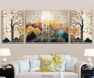 File gốc Tranh treo pha lê gương FT78180 (dành cho quảng cáo)