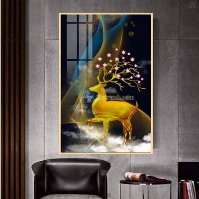 File gốc Tranh treo pha lê gương FT78192 (vector) cho in ấn