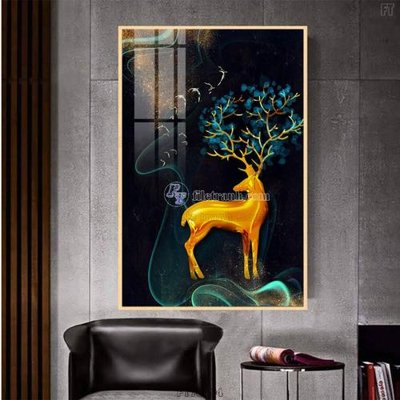 File gốc Tranh treo pha lê gương FT78194 (in mica) cắt laser