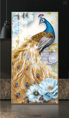 Ảnh gốc Tranh treo pha lê gương FT78238 (nét căng) in mica