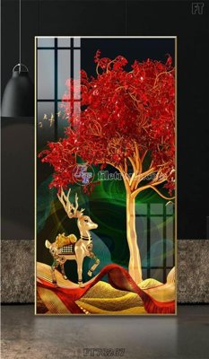 Tải file gốc Tranh treo pha lê gương FT78267 dùng cho in ấn