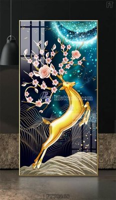 File ảnh Tranh treo pha lê gương FT78268 (gốc) cho trang trí nhà hàng