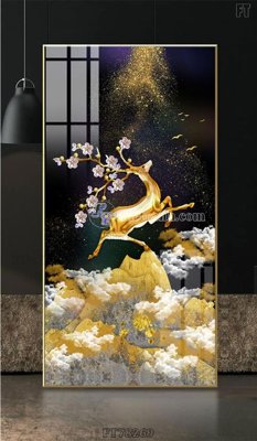 Chi tiết file gốc Tranh treo pha lê gương FT78269 (cho in tráng gương)