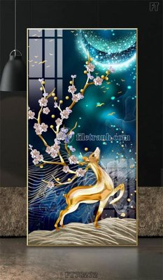 Download file gốc Tranh treo pha lê gương FT78272 (in mica) trang trí