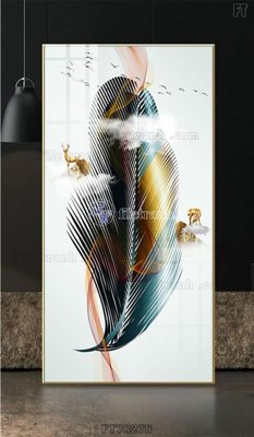 File gốc Tranh treo pha lê gương FT78278 (bản quyền) cho in ấn