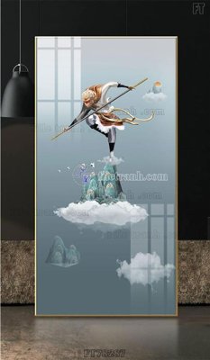 File ảnh Tranh treo pha lê gương FT78287 (gốc) cho trang trí nhà hàng