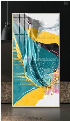 Tải file PSD Tranh treo pha lê gương FT78303 (nguyên layer) để in