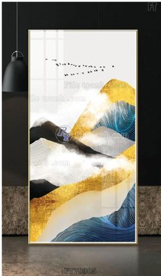 File in ấn cao cấp Tranh treo pha lê gương FT78305 (file gốc)