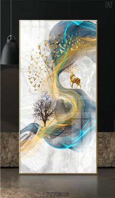 Chi tiết file ảnh Tranh treo pha lê gương FT78312 sắc nét