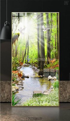 File gốc Tranh treo pha lê gương FT78317 (phong cách) cổ điển