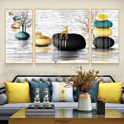 Mua file gốc Tranh treo pha lê gương FT78338 (PSD) tại Filetranh.com