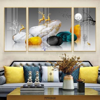 Tải file Tranh treo pha lê gương FT78343 (PSD) cho in tranh kính