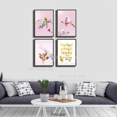 File gốc Tranh treo pha lê gương FT78405 (in ấn) không giới hạn