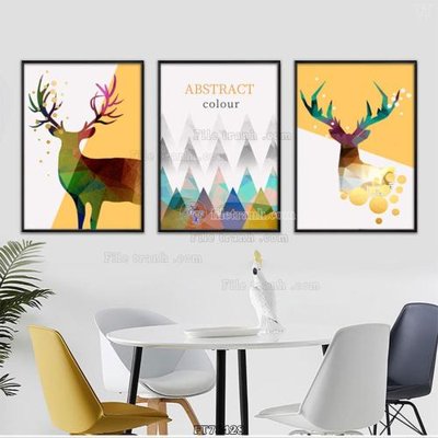 File PSD Tranh treo pha lê gương FT78428 (nguyên bản) cho thiết kế