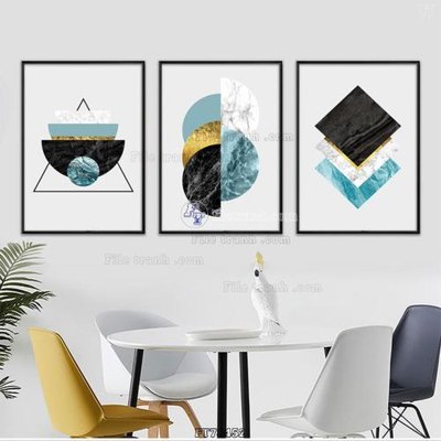 Ảnh gốc Tranh treo pha lê gương FT78452 (nét căng) in mica